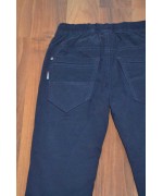 Утеплённые,синие,Котоновые брюки ДЖОГГЕРЫ для мальчиков .Размеры 116-146 см.Фирма GRACE.Венгрия
